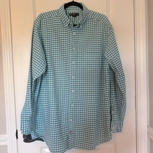 Daniel Cremieux Men’s Blue Checkered Button Up XLT Shirt